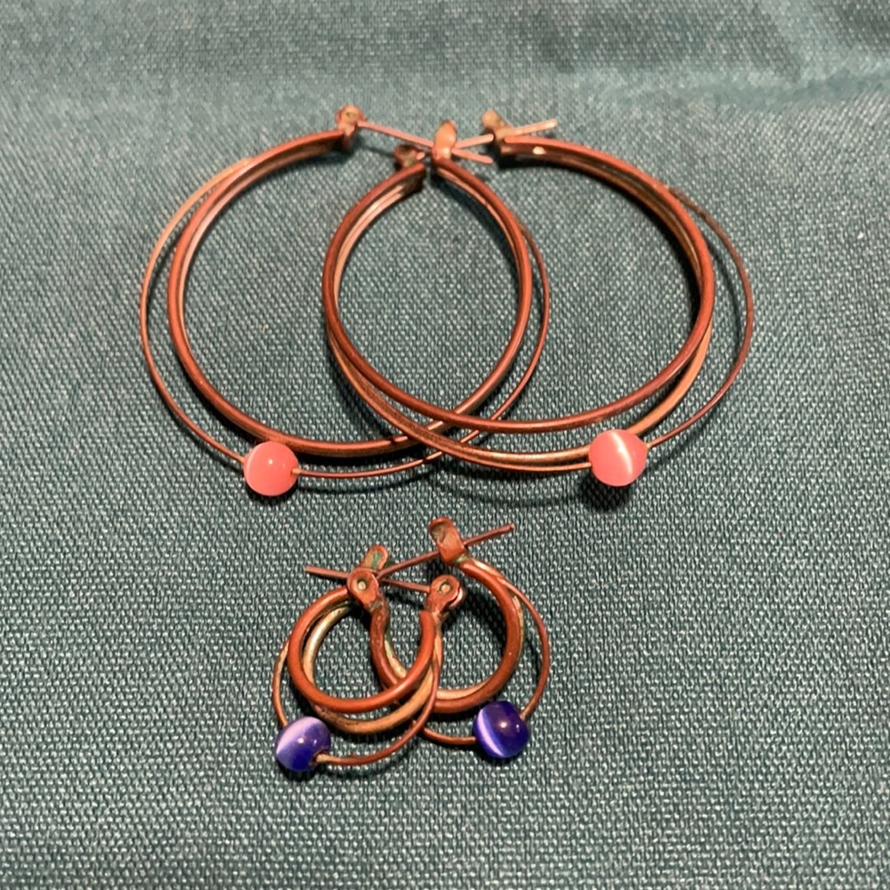 Hoop earrings